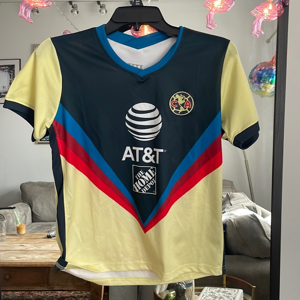 Colorful soccer jersey